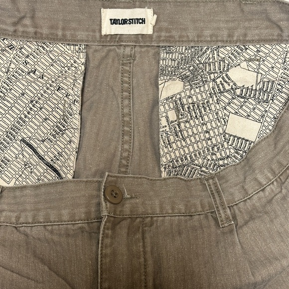 Taylor Stitch Stripe Shorts (Size: 38) - Picture 3 of 3